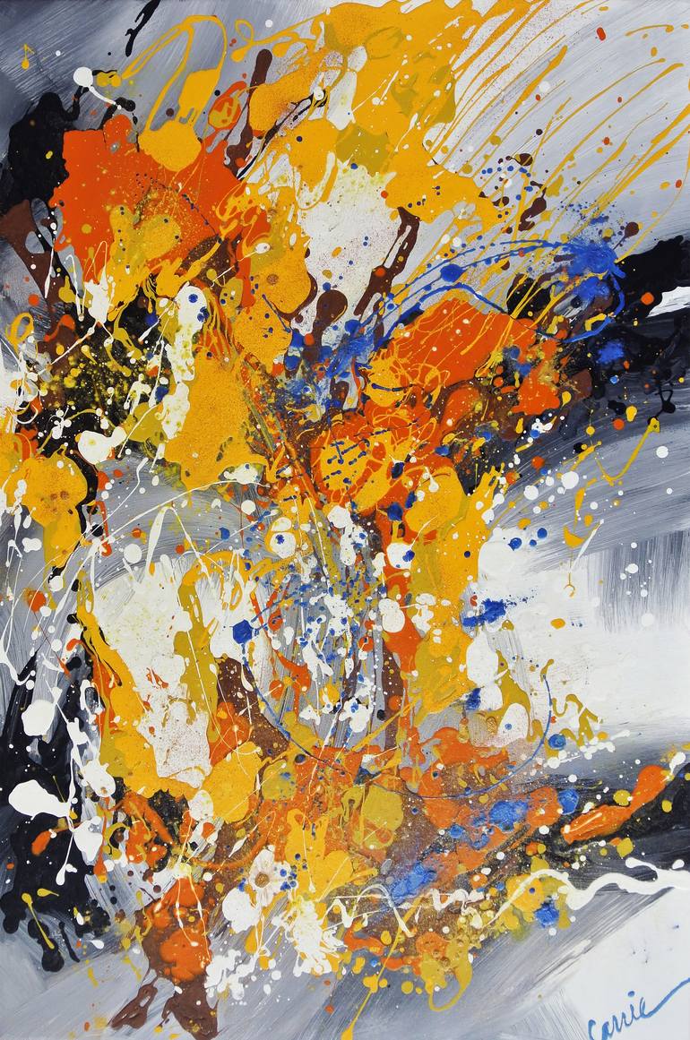 770x1161 Saatchi Art Spontaneous Painting By Carrie Jean Walker - Spontaneous Painting