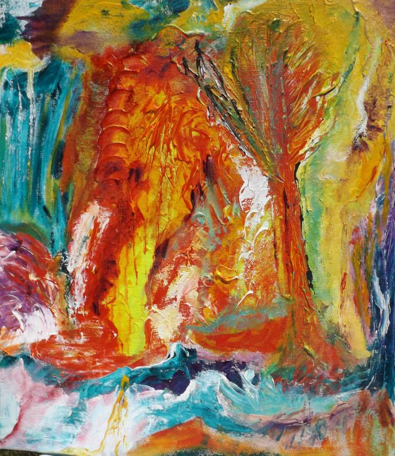 770x889 Saatchi Art Spontaneous Painting By Patricia Askew - Spontaneous Painting