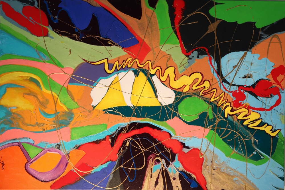 1000x668 Carole Sluski Lgoca - Spontaneous Painting