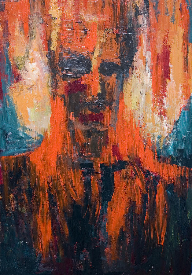 628x900 Spontaneous Human Combustion Painting By Kazuya Akimoto - Spontaneous Painting