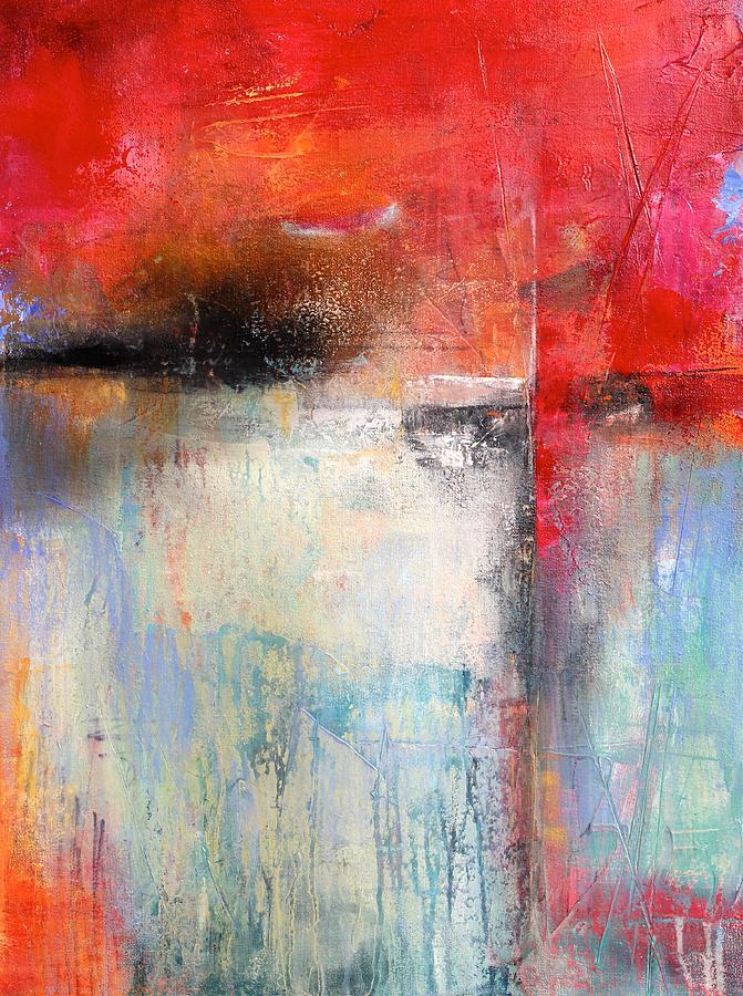 671x900 Spontaneous Painting By Karen Hale - Spontaneous Painting