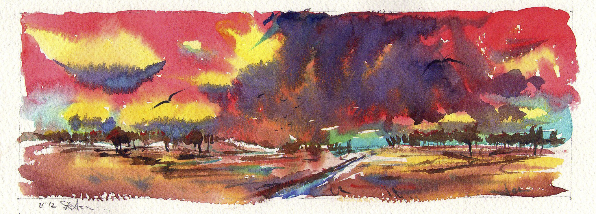 2062x743 Unplanned And Spontaneous Painting Liliya Datsyuk - Spontaneous Painting