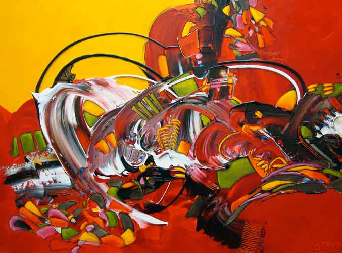 677x500 Esther Barend Spontaneous Art Daily Art Fixx - Spontaneous Painting