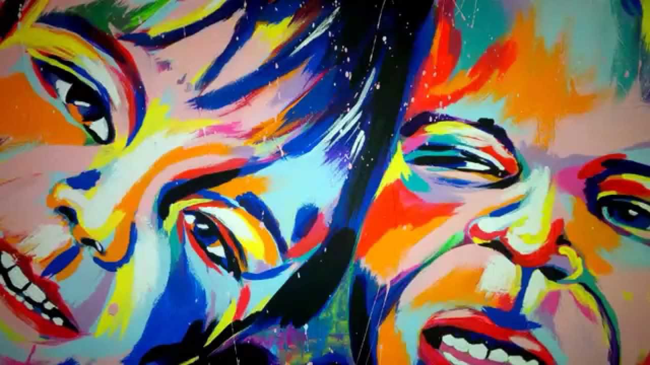 1280x720 Spontaneous Realism Painting. Voka Inspired Art. Acrylic On Canvas - Spontaneous Painting