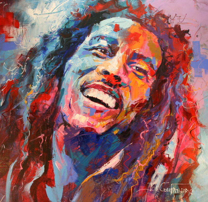 823x800 Jos Coufreur - Spontaneous Painting