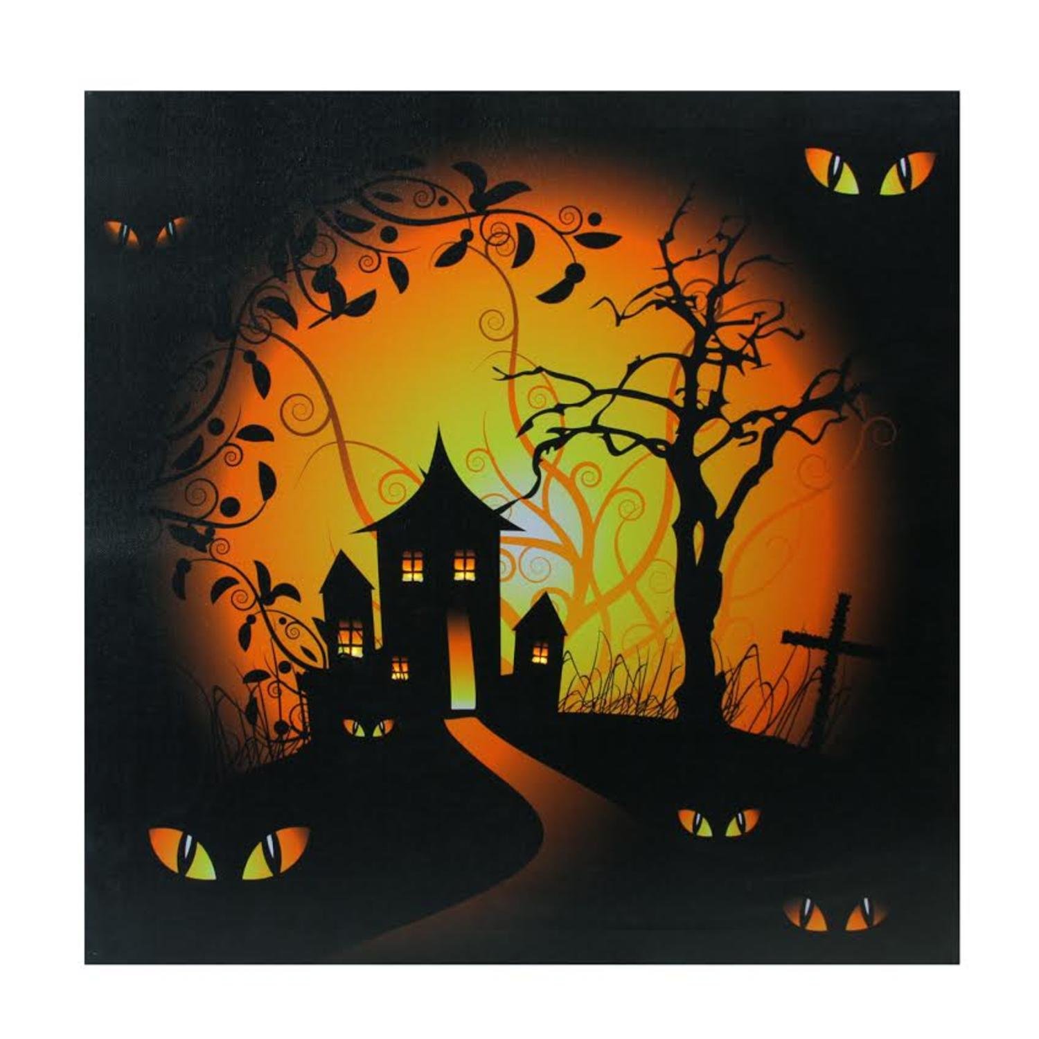 1500x1500 The Holiday Aisle - Spooky House Painting