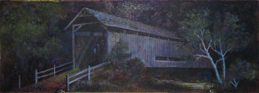 864x313 Re Paint Spooky Art Of Julie Meridian - Spooky Painting