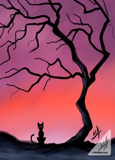 236x329 Pin By Darlene Swain On Art - Spooky Tree Painting