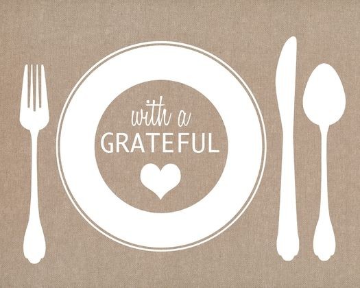525x420 2015 Thanksgiving Printable Placemat Crafts - Spoon And Fork Painting