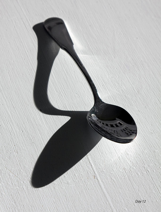 683x900 Spoon Shadow Painting By Day Williams - Spoon Painting