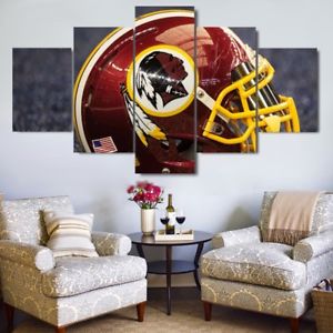 300x300 Washington Redskins Sports Modern Painting Wall Art Poster Canvas - Sports Canvas Painting