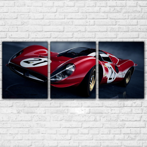 300x300 Ferrari 330 Sports Car Painting Modern Canvas Picture Wall Art - Sports Car Painting