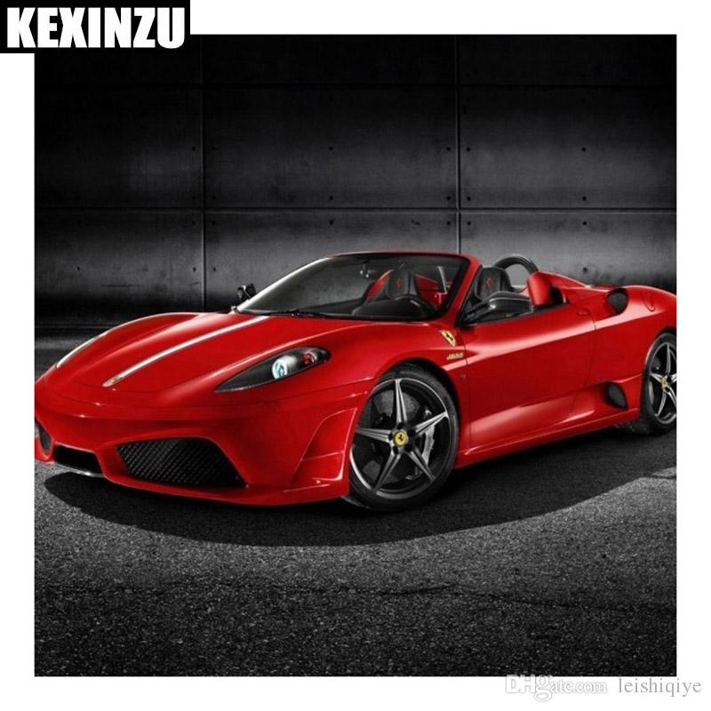 800x800 2018 2018 New 5d Diy Diamond Painting Red Sports Car Stitch Cross - Sports Car Painting