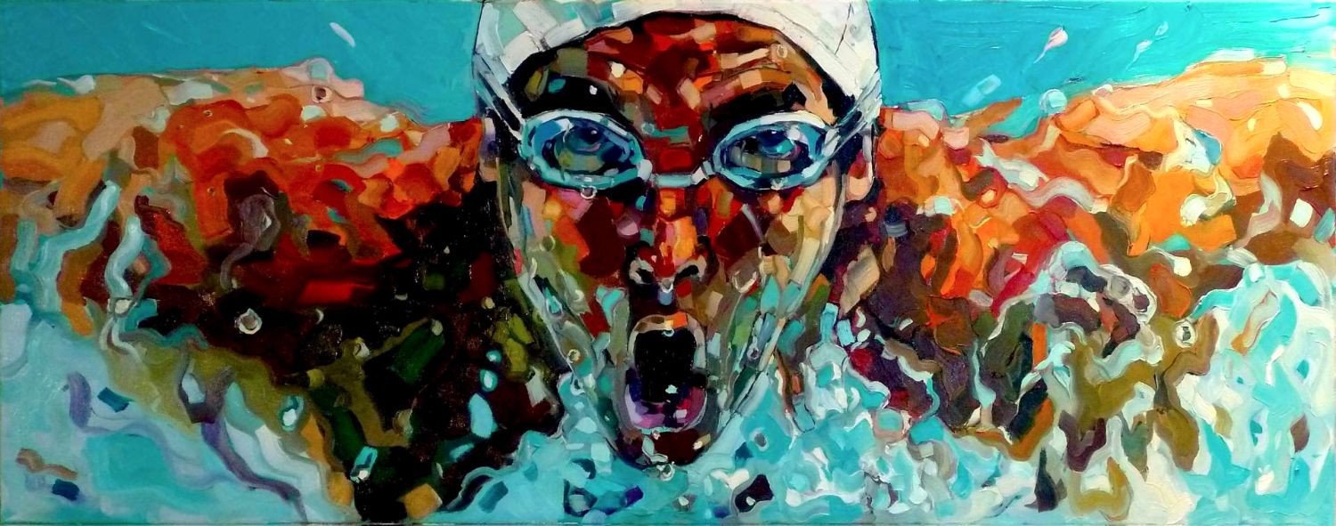 1500x591 Spirit Of Sports - Sports Painting