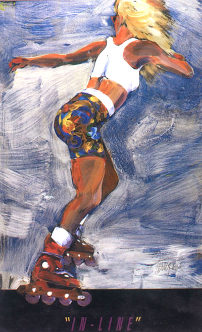 400x656 Sports N018 - Sports Painting