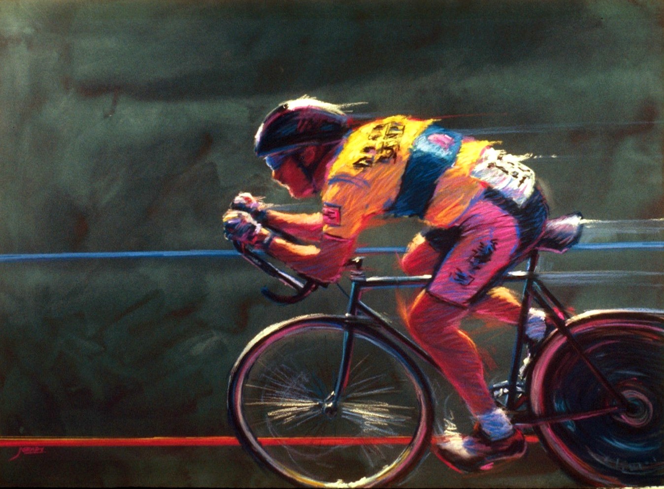 1348x993 Sports Paintings - Sports Painting