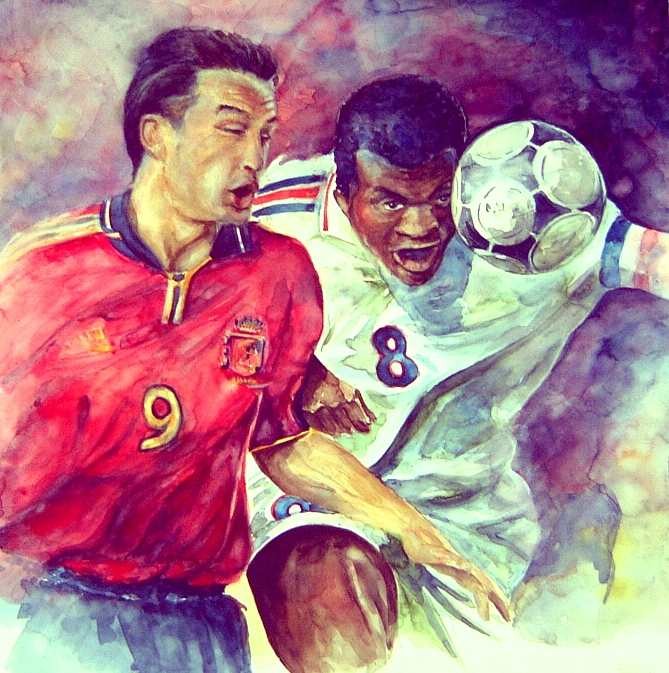 669x673 A Happy Child's Face Is Infinity + Some + 2 - Sports Painting