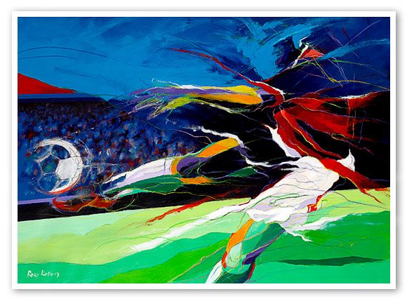 580x429 Sports Paintings - Sports Painting