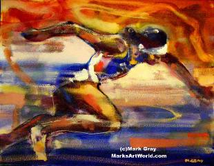 310x241 More Sports Paintings - Sports Painting