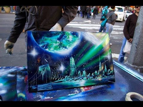 480x360 Amazing New York City Spray Paint Art In Time Square 2014 Share - Spray Paint Painting