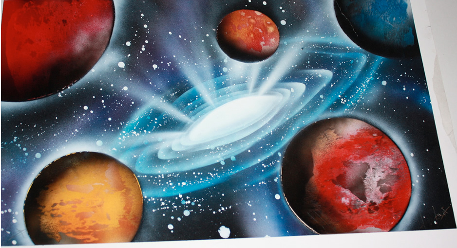 938x510 This Artist Doesn'T Use Just Paint To Create His Art. You'Ll Never - Spray Paint Painting