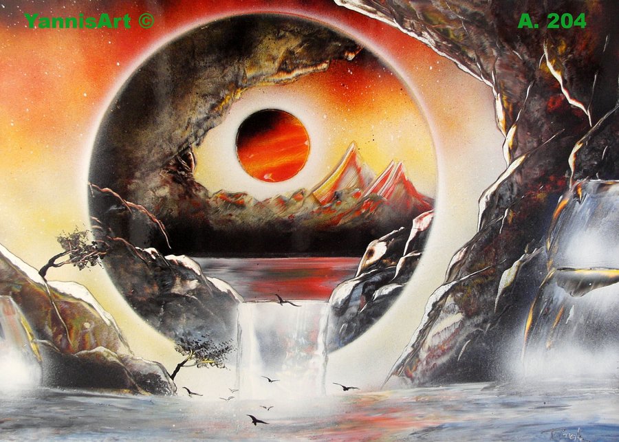 900x643 Spray Paint Paintings By Yannisart - Spray Paint Painting