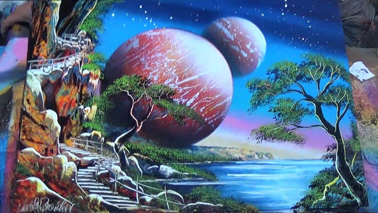 1280x720 Very Amazing Spray Painting !!! (Barcelona 2014) La Rambla - Spray Painting