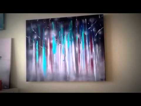 Spray Painting Canvas