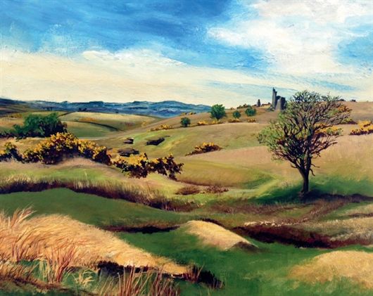 530x421 Paint A Spring Landscape On Bodmin Moor Using Acrylics With Tony - Spring Landscape Painting