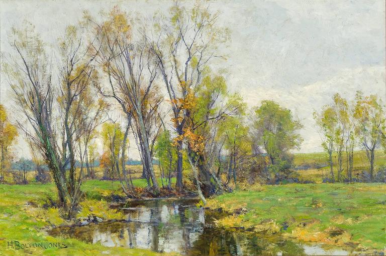 768x511 Hugh Bolton Jones - Spring Landscape Painting