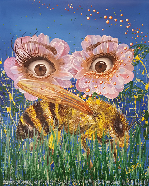 512x640 Aarron Laidig Artwork Rumors Of Spring Original Painting - Spring Painting