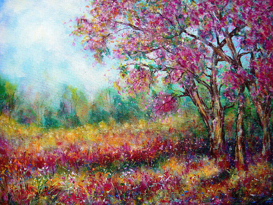 900x675 Spring Painting By Natalie Holland - Spring Painting
