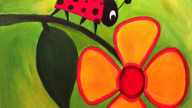 640x360 Spring Painting For Kids Free Here - Spring Painting For Kids