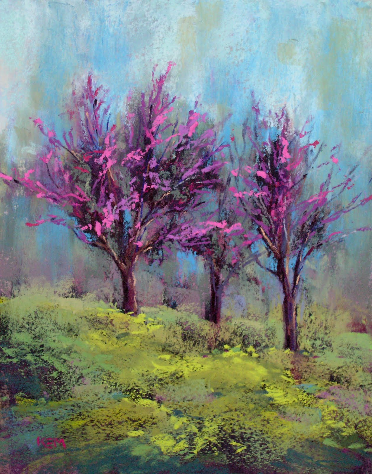 Spring Tree Painting at PaintingValley.com | Explore collection of ...