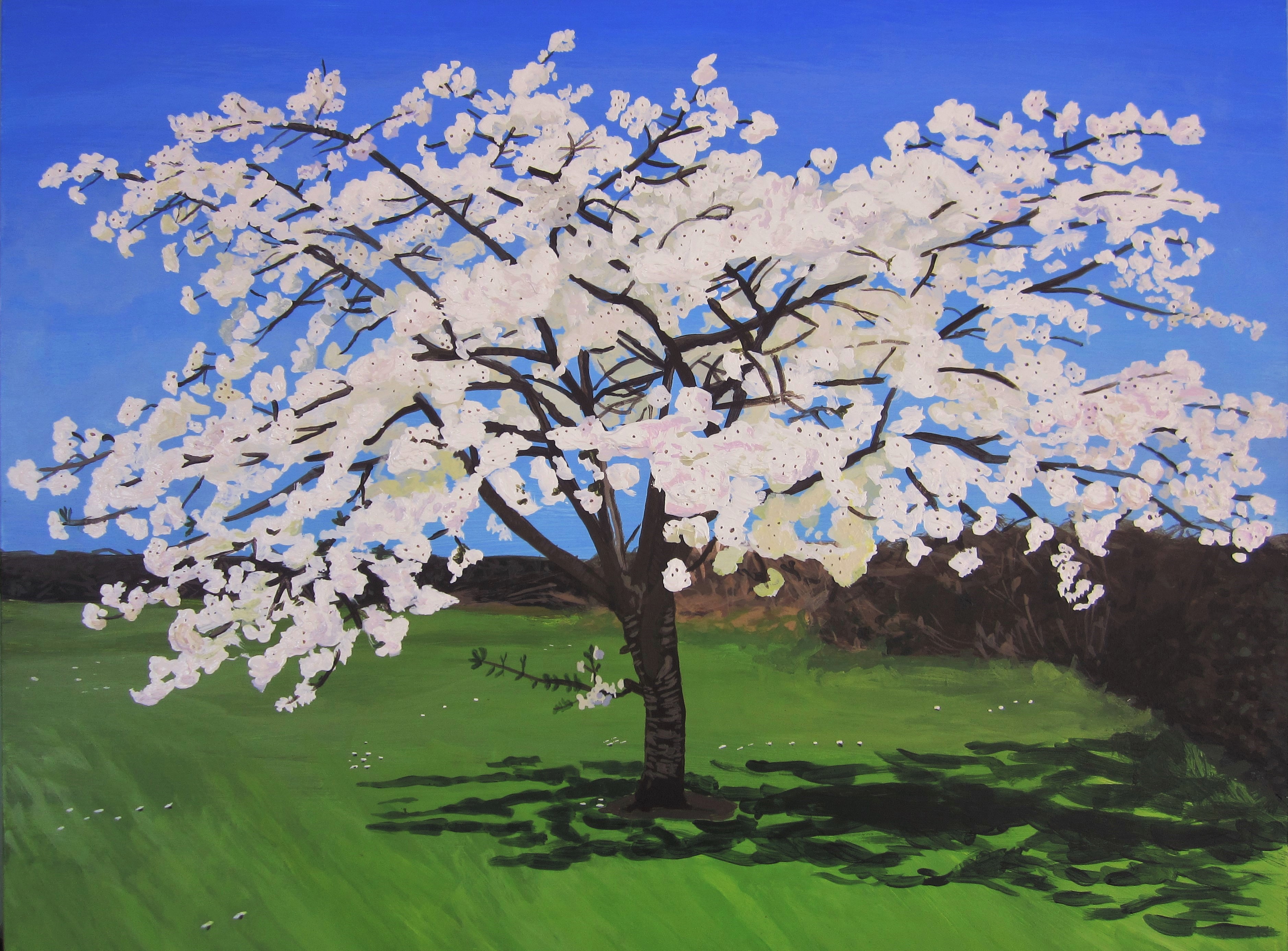 Spring Tree Painting at PaintingValley.com | Explore collection of ...