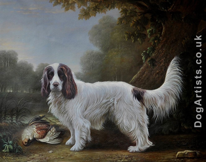 700x549 Springer Spaniel Paintings Dog Artists - Springer Spaniel Painting