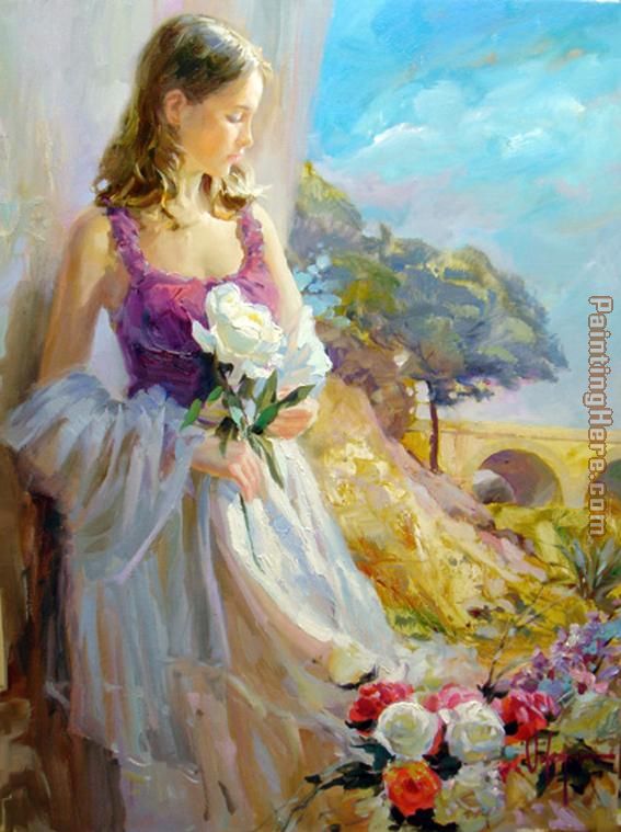 567x759 Vladimir Volegov Thoughts Of Springtime Painting Anysize 50% Off - Springtime Painting