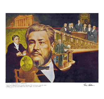 334x320 Charles Spurgeon 19.5 X 23 Print - Spurgeon Painting