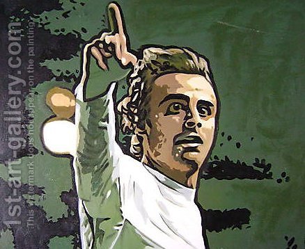 438x358 Dimitar Berbatov Spurs Pop Art Reproduction 1st Art Gallery - Spurs Painting