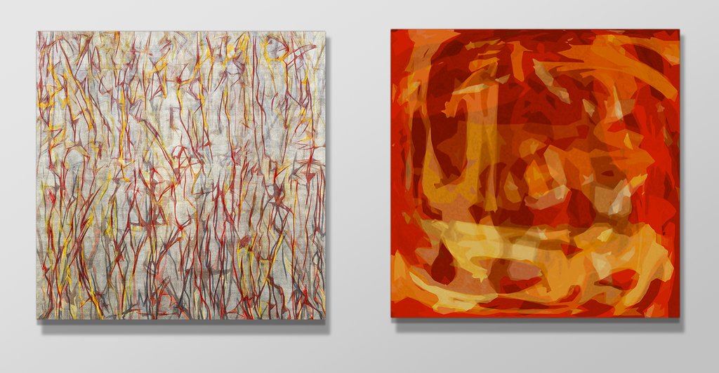 1024x532 Perception' Limited Edition Giclee Print On 100cm Square Canvas - Square Canvas Painting