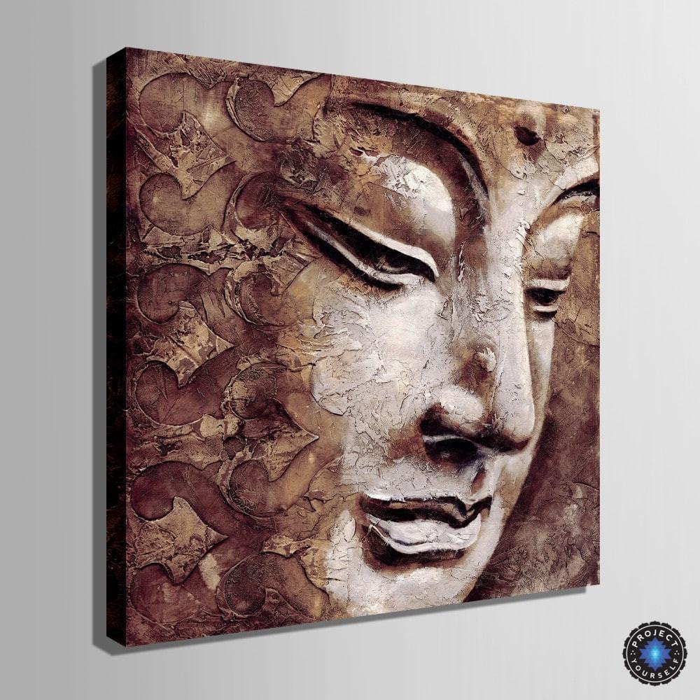1000x1000 Buddha Wall Art Square Canvas Painting - Square Canvas Painting