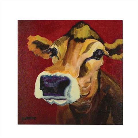 480x480 Cow Painting {Reproduction} Rescue Me Market - Square Cow Painting