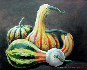 300x243 Squash Paintings - Squash Painting