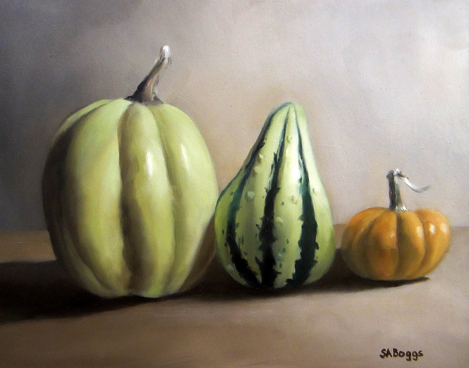 1600x1258 The Artwork Of Steven Allen Boggs Daily Painting - Squash Painting