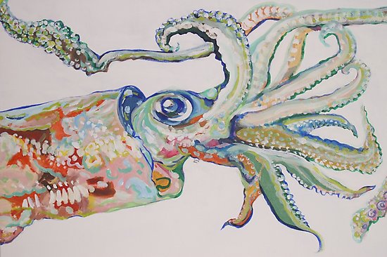 550x366 The Squid - Squid Painting