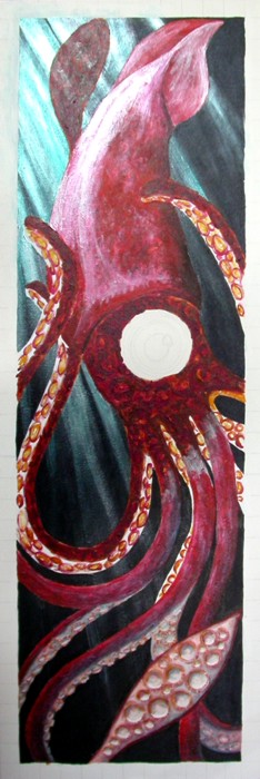 234x700 The Squid Report Gumnut Inspired - Squid Painting