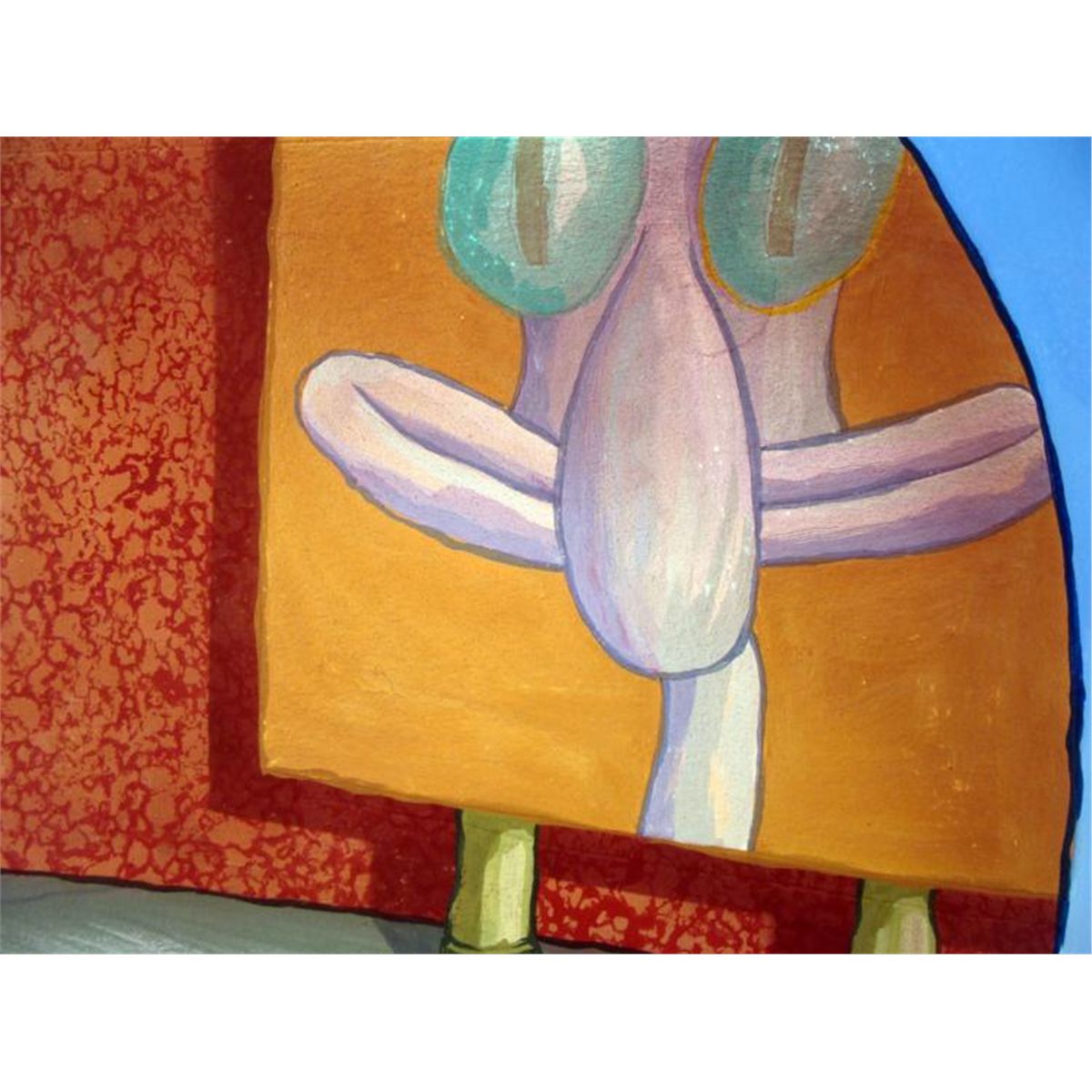 1200x1200 Spongebob Original Production Background Squidward Art - Squidward Painting