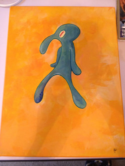 250x333 Squidward Paintings - Squidward Painting