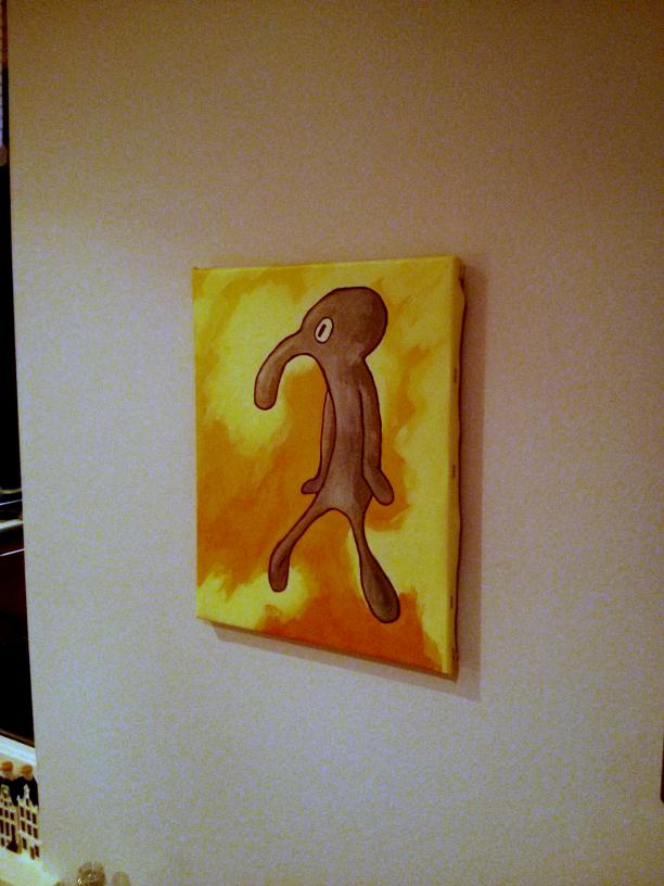 Squidward Painting Canvas At PaintingValley Com Explore Collection Of   Squidward Painting Canvas 11 