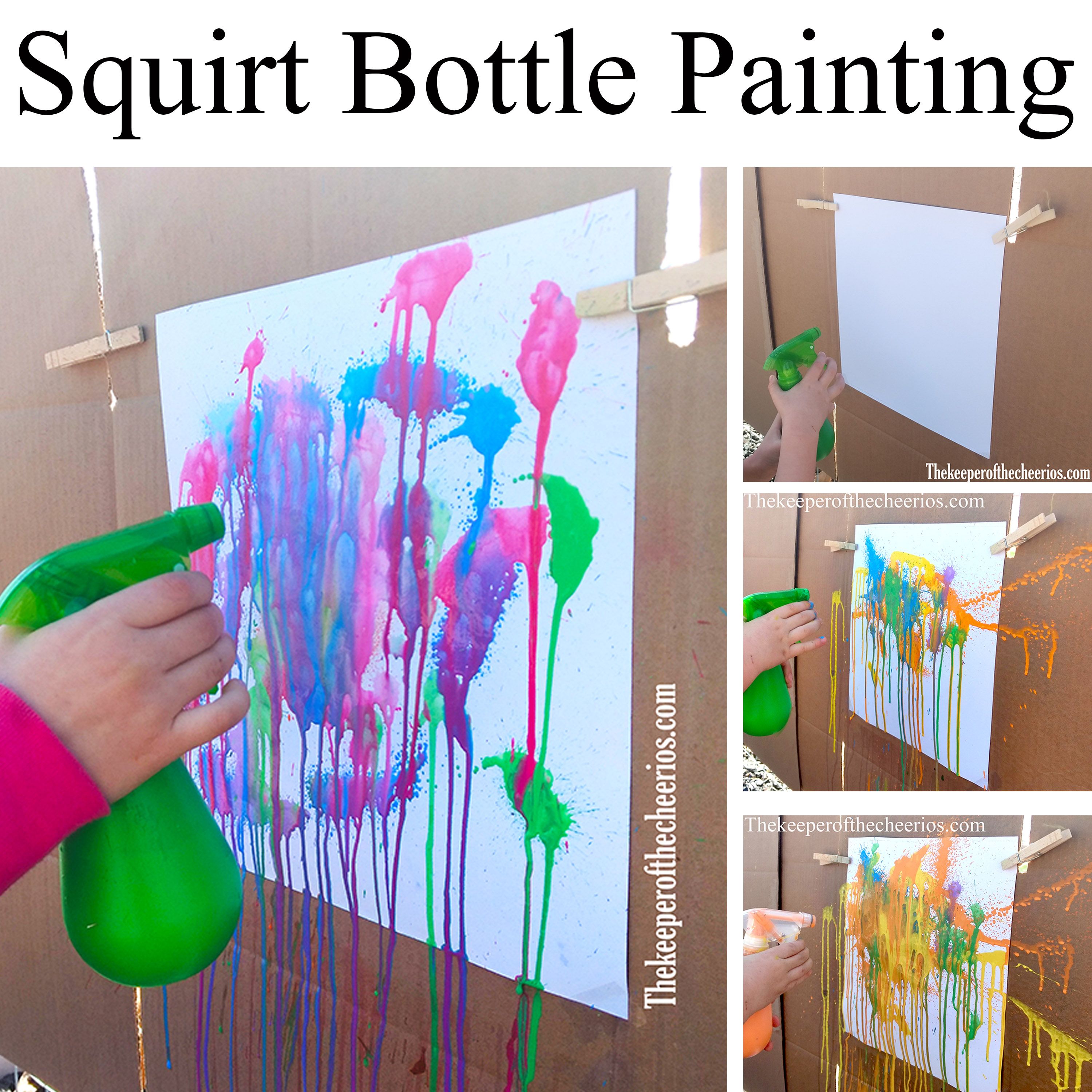 3000x3000 Squirt Bottle Painting Preschool 2's Bottle - Squirt Painting